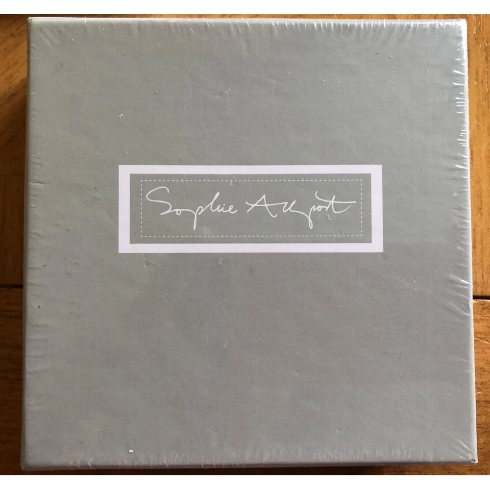 New Peony  Set of 4 Sophie Allport coasters in‎ sealed gift box cork back